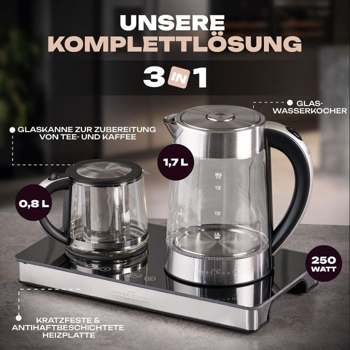 Proficook ProfiCook Tee-/Kaffeestation PC-TKS 1056 edelstahl/schwarz