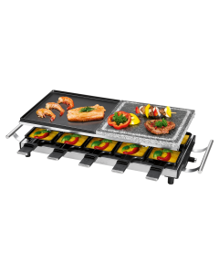 ProfiCook Raclette-Grill 2 in 1 PC-RG 1144 edelstahl